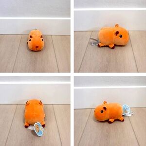 Adorable Orange Capybara Plush